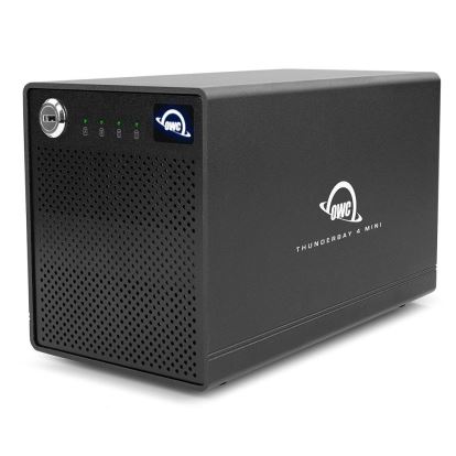 OWC ThunderBay 4 mini SSD enclosure Black 2.5"1