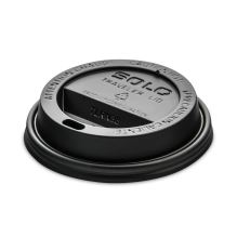 Traveler Cappuccino Style Dome Lid, Fits 8 oz Cups, Black, 1,000/Carton1