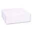 White One-Piece Non-Window Bakery Boxes, Standard, 8 x 2.5 x 8, White, Paper, 250/Bundle1