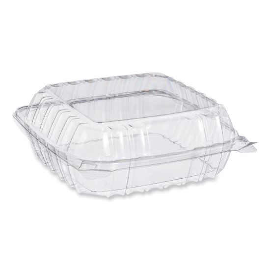 ClearSeal Hinged-Lid Plastic Containers, 8.22w x 3.02h, Clear, Plastic, 250/Carton1