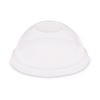 Dome-Top Cold Cup Lids, Fits 2.5 oz to 9 oz Containers, Clear, Plastic, 2,500/Carton1
