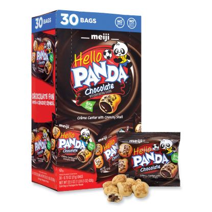 Hello Panda Chocolate Creme Filled Cookies, 0.75 oz Bag, 30 Bags/Pack, Ships in 1-3 Business Days1