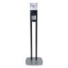 ES8 Hand Sanitizer Floor Stand with Dispenser, 1,200 mL, 13.5 x 5 x 28.5, Graphite/Silver1
