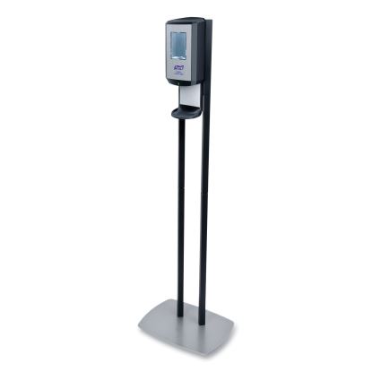 CS8 Hand Sanitizer Floor Stand with Dispenser, 1,200 mL, 13.5 x 5 x 28.5, Graphite1