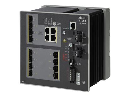 Cisco IE 4000 8 X SFP 1G Managed Gigabit Ethernet (10/100/1000) Power over Ethernet (PoE) Black1