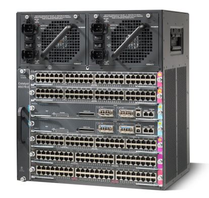 Cisco 4507R-E, Refurbished network equipment chassis 11U Black1