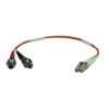 Tripp Lite N457-001-50 fiber optic cable 11.8" (0.3 m) 2x LC 2x ST Orange2