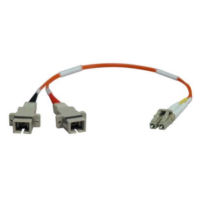 Tripp Lite N458-001-50 fiber optic cable 11.8" (0.3 m) 2x LC 2x SC Orange1
