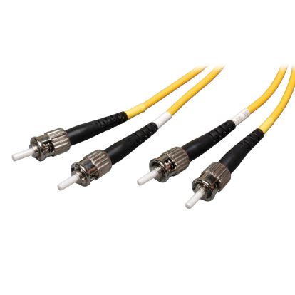 Tripp Lite N352-05M fiber optic cable 196.9" (5 m) 2x ST OFNR Black, Yellow1