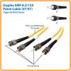 Tripp Lite N352-05M fiber optic cable 196.9" (5 m) 2x ST OFNR Black, Yellow2