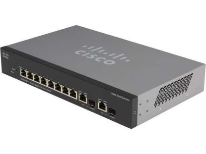 Cisco Small Business SG200-10FP-NA-RF network switch Managed L2 Gigabit Ethernet (10/100/1000) Power over Ethernet (PoE) Black1