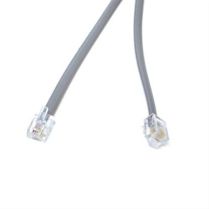 C2G RJ11 Modular Telephone Cable networking cable Gray 83.9" (2.13 m)1