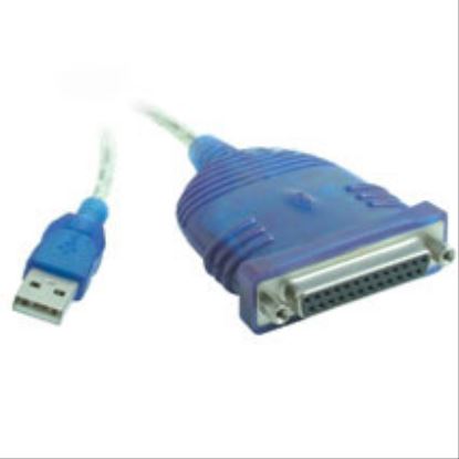 C2G USB to DB25 IEEE-1284 Parallel Printer Adapter Cable 6ft printer cable 72" (1.83 m) Blue1