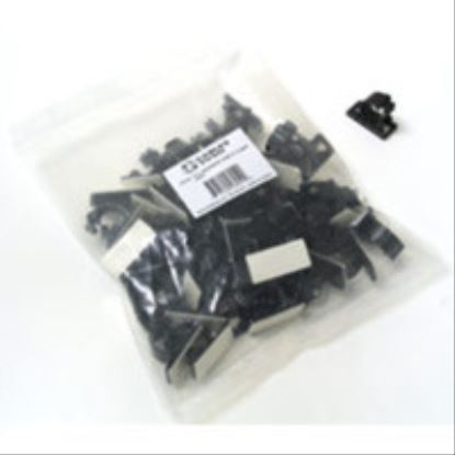 C2G 0.5in Self-Adhesive 50pk cable clamp Black 50 pc(s)1
