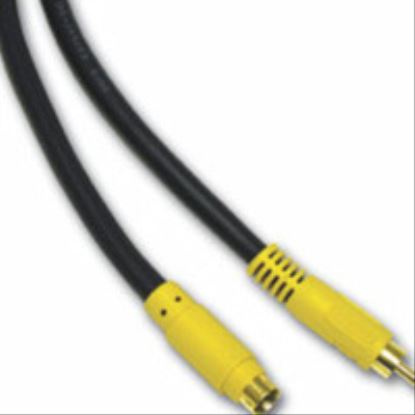 C2G 12ft Value Series Bi-Directional S-Video -> RCA Type Cable 141.7" (3.6 m) S-Video (4-pin) Black1