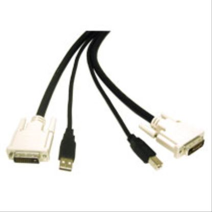 C2G 6ft DVI Dual Link/USB 2.0 KVM Cable DVI cable 70.9" (1.8 m) DVI-D Black1