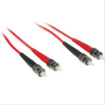 C2G 3m ST/ST Duplex 62.5/125 Multimode Fiber Patch Cable fiber optic cable 118.1" (3 m) Red1