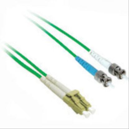 C2G 3m LC/ST Duplex 50/125 Multimode Fiber Patch fiber optic cable 118.1" (3 m) Green1