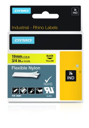 DYMO 18491 label-making tape Black on yellow1