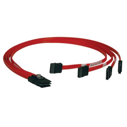 Tripp Lite S508-18N Serial Attached SCSI (SAS) cable 19.7" (0.5 m) Red1