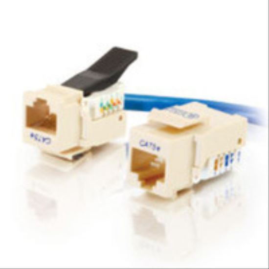 C2G Cat5E RJ45 UTP Toolless Keystone Jack1