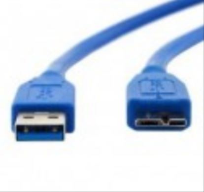Unirise USB3-ABM-06F-BLU USB cable 35.4" (0.9 m) USB 3.2 Gen 1 (3.1 Gen 1) USB A Micro-USB B Blue1