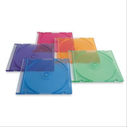 Verbatim 94178 Slimline case 1 discs Blue, Green, Orange, Pink, Purple1