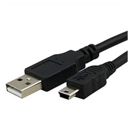 Unirise USB-ABMN-03F USB cable 35.8" (0.91 m) USB 2.0 USB A Mini-USB B Black1
