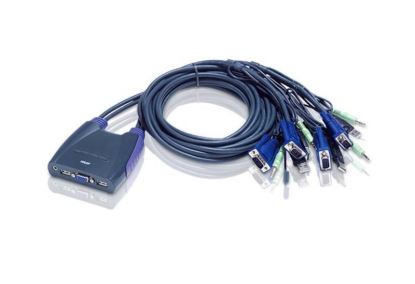 ATEN 4-Port, USB KVM switch Blue1
