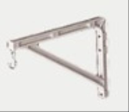 Da-Lite Mounting and Extension Bracket project mount Wall White1