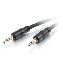 C2G 35ft CMG-Rated 3.5mm Stereo With Low Profile Connectors audio cable 420.1" (10.7 m) Black1