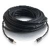 C2G 35ft CMG-Rated 3.5mm Stereo With Low Profile Connectors audio cable 420.1" (10.7 m) Black2