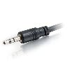 C2G 35ft CMG-Rated 3.5mm Stereo With Low Profile Connectors audio cable 420.1" (10.7 m) Black3