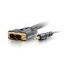 C2G 6ft Pro Series DVI-D + 3.5mm CL2 DVI cable 72" (1.83 m) Black1