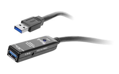 Siig USB 3.0 Active Repeater Cable-20M USB 3.2 Gen 1 (3.1 Gen 1) Type-A 5000 Mbit/s Black1