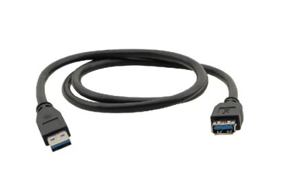Kramer Electronics USB-A (M) to USB-A (F) 3.0, 1.6m USB cable 63" (1.6 m) USB 3.2 Gen 1 (3.1 Gen 1) USB A Black1
