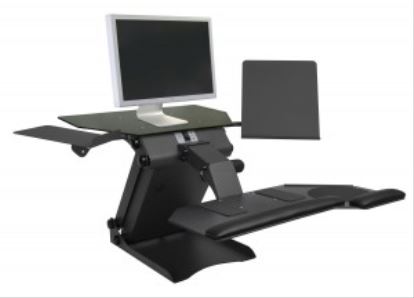 HealthPostures TaskMate Executive Black PC Multimedia stand1