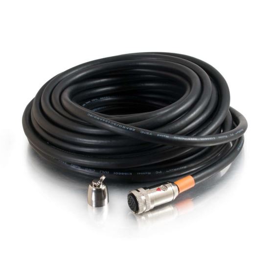 C2G 25ft RapidRun coaxial cable 300" (7.62 m) Black1
