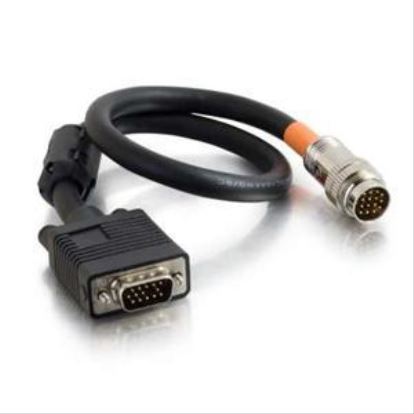 C2G VGA, 0.45 m VGA cable 17.7" (0.45 m) VGA (D-Sub) Black1