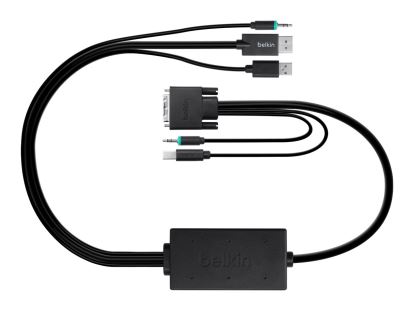 Belkin F1D9017B10 KVM cable Black 118.1" (3 m)1
