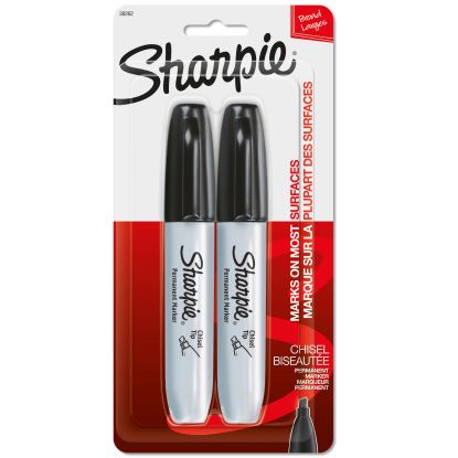 Sharpie 38262PP permanent marker Chisel tip Black 2 pc(s)1