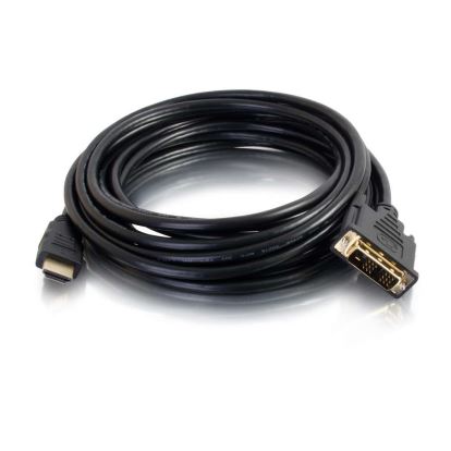 C2G 42518 video cable adapter 196.9" (5 m) HDMI DVI-D Black1