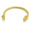 C2G 6" Cat6 networking cable Yellow 5.91" (0.15 m) U/UTP (UTP)1