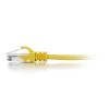 C2G 6" Cat6 networking cable Yellow 5.91" (0.15 m) U/UTP (UTP)4