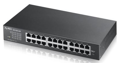 Zyxel GS1100-24E network switch Unmanaged Gigabit Ethernet (10/100/1000) Black1