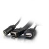 C2G 39706 cable gender changer HDMI, VGA, 3.5mm, USB White3