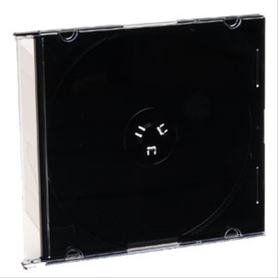 Verbatim CD/DVD Black Slim Storage Cases 200pk1