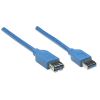 Manhattan 322379 USB cable 78.7" (2 m) USB 3.2 Gen 1 (3.1 Gen 1) USB A Blue2