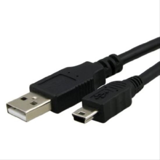 Unirise USB-ABMN-06F USB cable 71.7" (1.82 m) USB 2.0 USB A Mini-USB B Black1