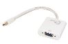 Siig Mini DisplayPort - VGA m/f 8.86" (0.225 m) VGA (D-Sub) White1